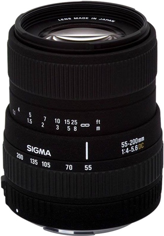 Sigma 55-200mm f4-5.6 (Canon) - CeX (UK): - Buy, Sell, Donate